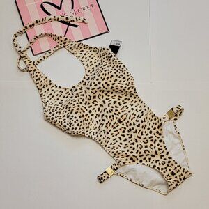 Victoria's Secret Cut-Out Monokini One-Piece Leopard Swimsuit